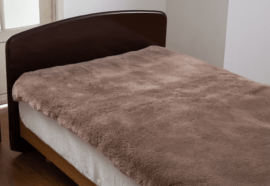 新品未使用 ベッド寝具の王様 最高級品 OKUDA ムートン グラフトン 